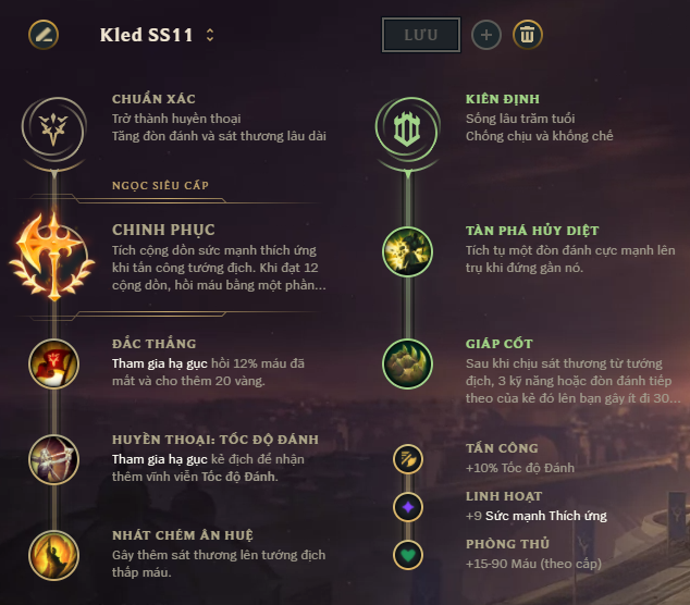 bảng ngọc Kled